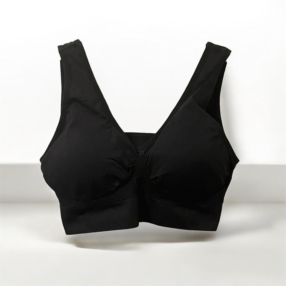3 for $25 Spring Break / Summer / Festival Black Wireless Padded Support Bra NWT